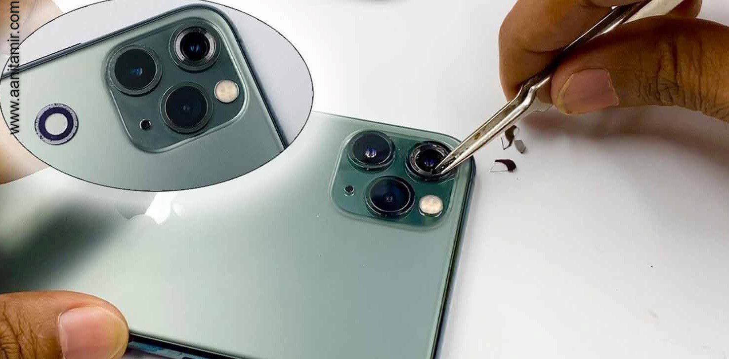تعمیر دوربین موبایل اپل 01